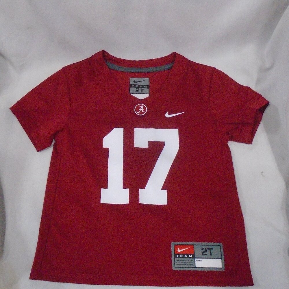 Nike Untouchable Football Alabama Crimson Tide #17 Jersey Size 2T 2 Toddler